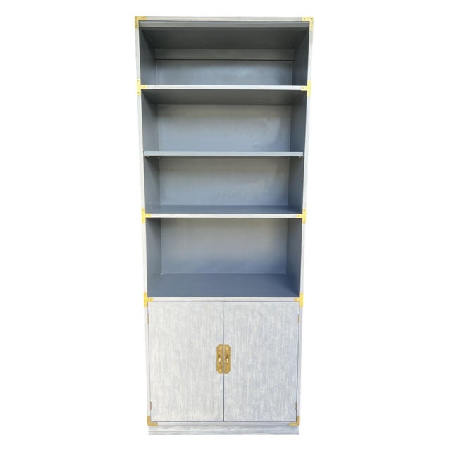 Add timeless elegance and practical storage to your home with this beautifully restored Campaign-style bookshelf, circa...