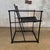 1990s 1990s Post Modern Black Leather and Metal Armchair #2 Attributed to Radbound Van Beekum for Pastoe For Sale - Image 5 of 11