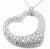 Tiffany and Co. Tiffany & Co. Peretti Platinum Diamond Large Open Heart Necklace $26000 For Sale - Image 4 of 10