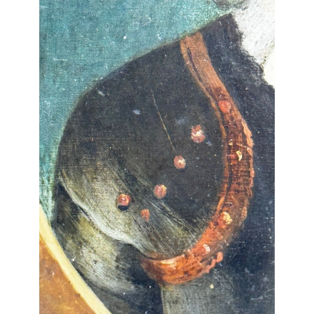 Historic British Painting Portrait of General John Lambert in Armour — Victorian Revival After Robert Walker C1840 For Sale - Image 12 of 17