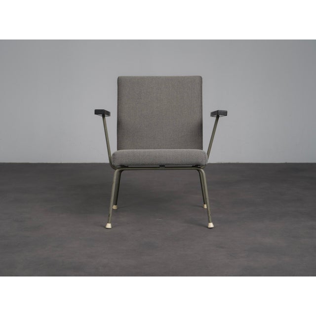 Mid-Century Modern Model 1401 Armchairs by Wim Rietveld for Gispen, Netherlands, 1950s, Set of 2 For Sale - Image 3 of 11