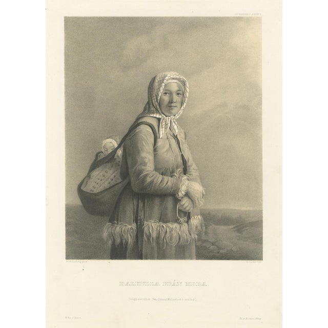 Pehr Wickenberg, Dalkulla från Mora, 1850, Lithograph For Sale - Image 3 of 9