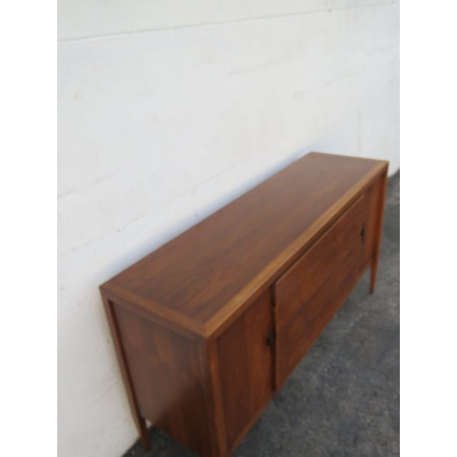Century Mid Century Modern Long Credenza Sideboard Media Console 6299 For Sale - Image 14 of 18