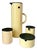 Vintage EM77 Vacuum Jug Thermos Set by Erik Magnussen for Stelton, Denmark, 1970, Set of 4 For Sale