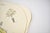 Mid-Century Modern Mid Century Grünstadt Germany Pottery Ceramic Cake Plate "Café de Paris" Vintage 1950s Platter Creme Off white Ivory Gold Rim | French For Sale - Image 3 of 12