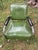 1930s Namco Art Deco Industrial Green Vinyl & Chrome Lounge Chair For Sale In Kansas City - Image 6 of 11