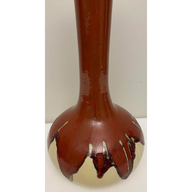 Southwest Native American Style Ceramic Flower Vase For Sale - Image 4 of 10
