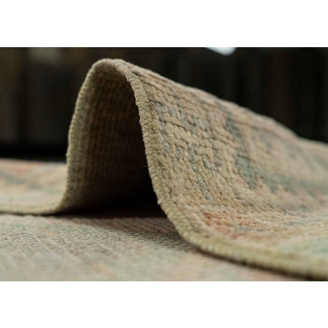 Textile Turkish Oushak Rug 2'10" x 7'7" #20245 For Sale - Image 7 of 8