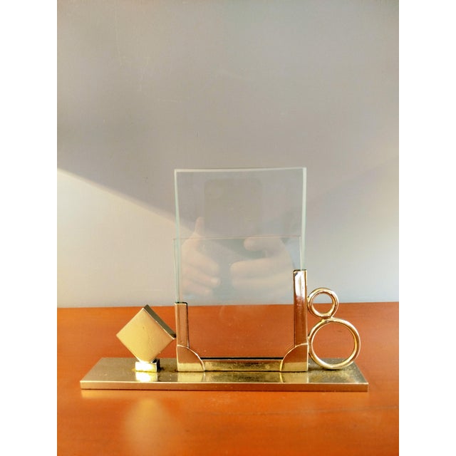 Metal Art Deco Picture Frame, 1930s For Sale - Image 7 of 10