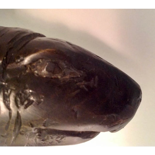 Vintage Bronze Turtle Figurine For Sale - Image 10 of 11