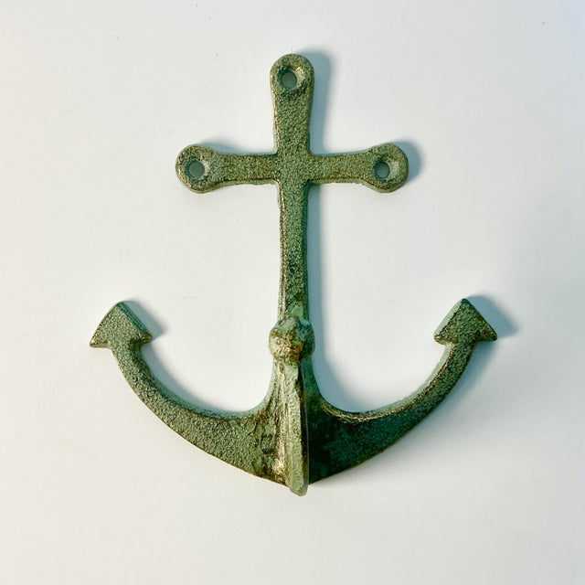 We couldn’t pick this fabulous Wall Hook up fast enough when we saw it. The cast iron item is a ship’s Anchor with a large...