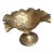 Vintage Brass Cabbage Leaf Compote For Sale