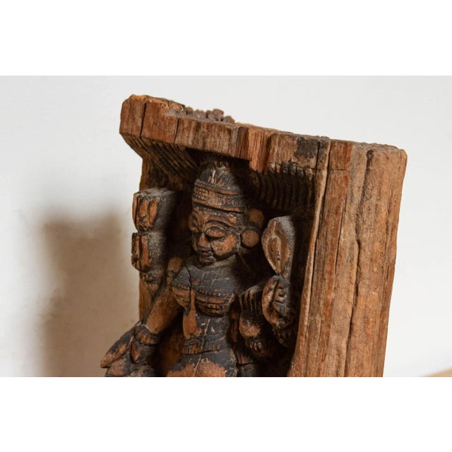 18th Century Indian Apsara Wall Carving For Sale In Los Angeles - Image 6 of 8