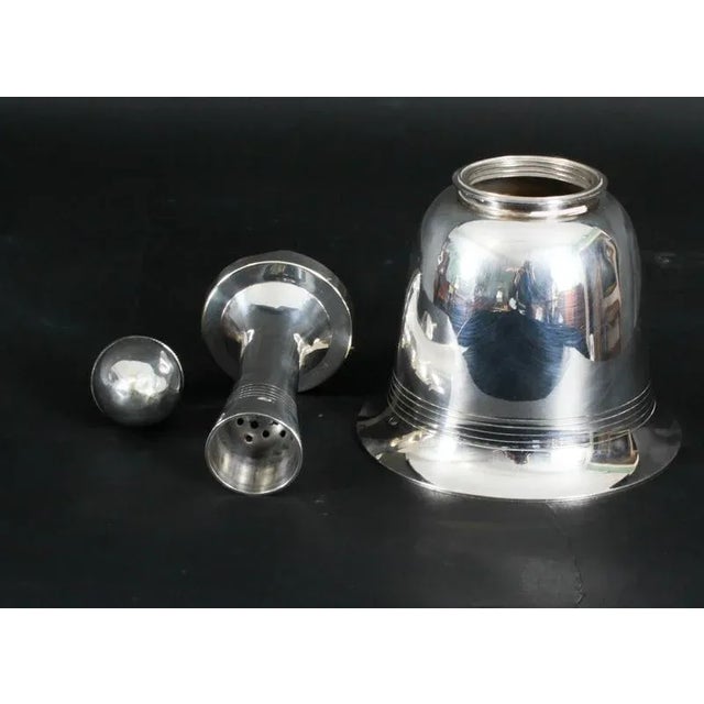 20th Century Art Deco Silver Plated Novelty Cocktail Shaker from Asprey & Co., 1920s For Sale - Image 4 of 10