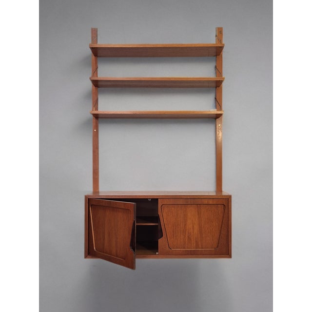 1960s Teak Wall Storage Cabinet by Kjell Riise, 1960s For Sale - Image 5 of 10