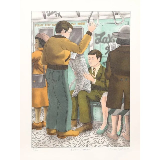 Richard Egielski, "Between Stations," Lithograph For Sale