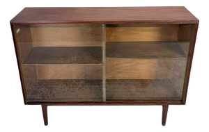 Sliding Glass Bookcase by Richard Hornby, 1960s