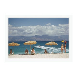 Contemporary Private Island, Philippines 1973 by Slim Aarons White Framed C-Print For Sale
