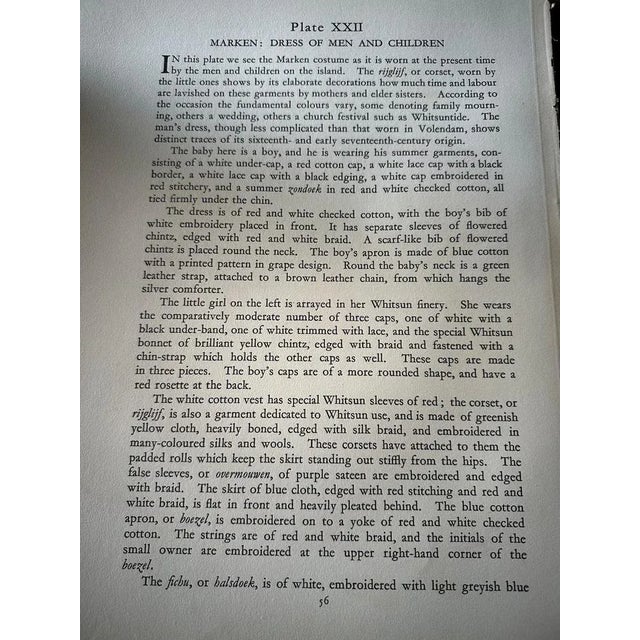 Gratiane de Gardilanne and Elizabeth Whitney Moffatt, Traditional Dutch Costume from Marken Men and Children in Festive Dress, 1932, Print For Sale - Image 9 of 10