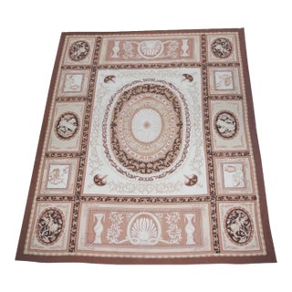 12’ by 18’ Palace Size Aubusson French Needlepoint Rug For Sale