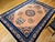 Chinese Early 20th Century Art Deco Chinese Rug, Handwoven Wool Pile, Apricot & Navy, Lotus Motif, 8' x 11' For Sale - Image 3 of 18