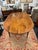 Brown Antique English Oval Dining Table With Tapered Legs For Sale - Image 8 of 8