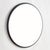This sleek round iron stock frame in black is an inspired look. With a beveled edge, this stylish mirror creates a bold...