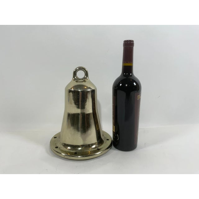 Solid brass small boat shallow water anchor. That is what the former owner used it for. We polished it. Great display...