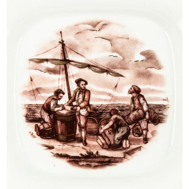 Limoges Porcelain Vintage Centerpiece, France, Mid-20th Century For Sale - Image 4 of 5