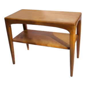 1940s Table With Shelf Attributed to Heywood Wakefield