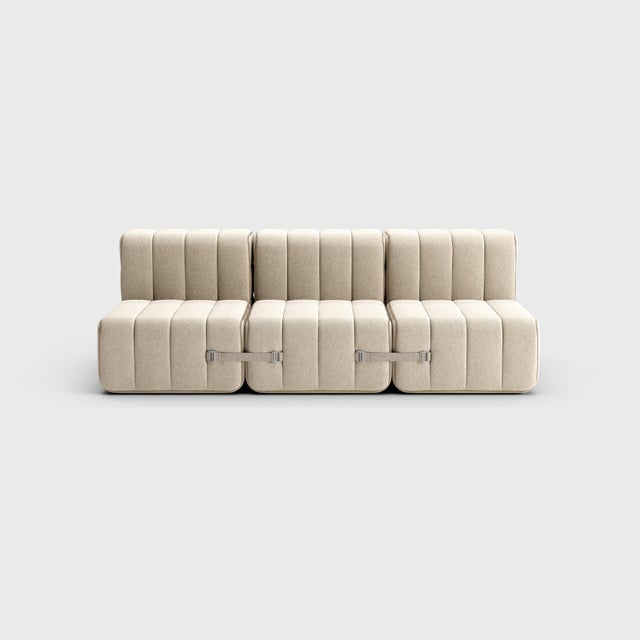 Modular Sofa with Sleeping Function in Jet Fabric by Ambivalenz, Set of 6 For Sale - Image 6 of 18