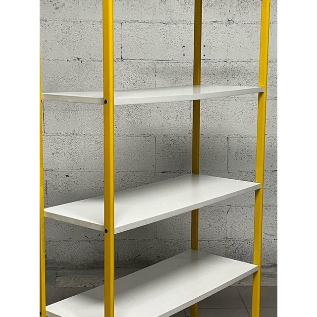 Small Metal and Laminate Bookcase, 1980s For Sale - Image 4 of 14