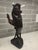 1950s Mid-Century Balinese Macassar Ebony Cockfighter Sculpture - 12.5” For Sale - Image 5 of 12