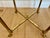Vintage Italian Brass and Glass Round Side Tables - A Pair For Sale - Image 11 of 18