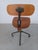 Restored Office or Workshop Chair Reupholstered in Leather from Fritz Hansen, 1940s For Sale - Image 9 of 11