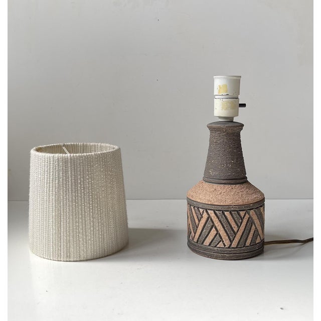 1960s Vintage Italian Sgraffito Table Lamp from Fratelli Fanciullacci, 1960s For Sale - Image 5 of 8