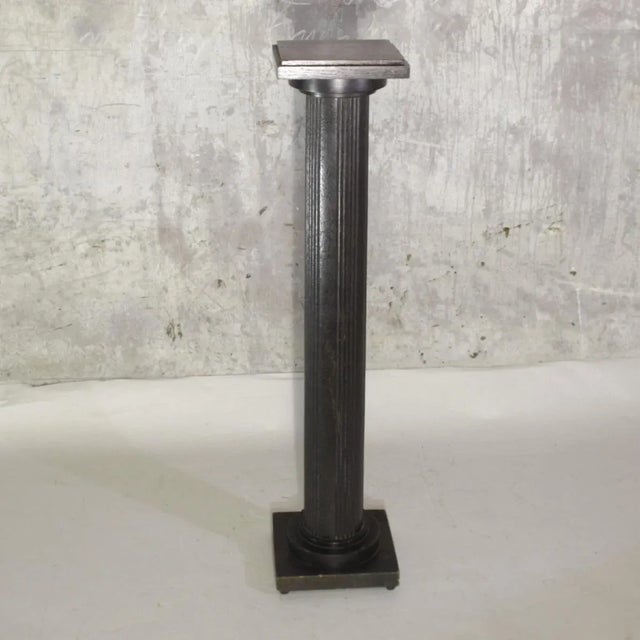 Tall Antique Wooden Flower Stand For Sale - Image 3 of 5