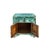 2000 - 2009 Oriental Distressed Teal Blue Green End Table Nightstand Chest For Sale - Image 5 of 5