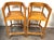 Brown Pair Architectural Solid Teak Bar Stools Attributed to Palecek, Organic Modern For Sale - Image 8 of 14