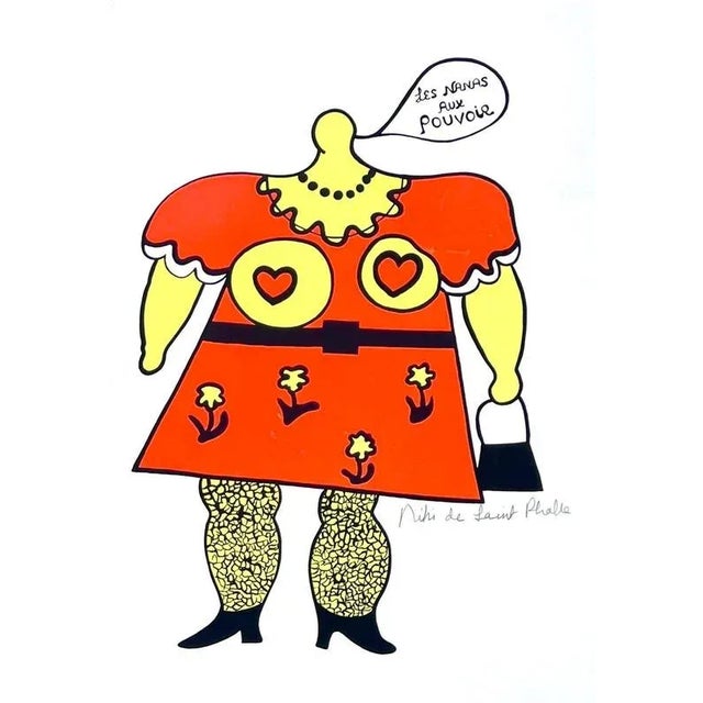 Niki De Saint Phalle, The Nanas in Power, 1970s, Silkscreen For Sale - Image 7 of 7