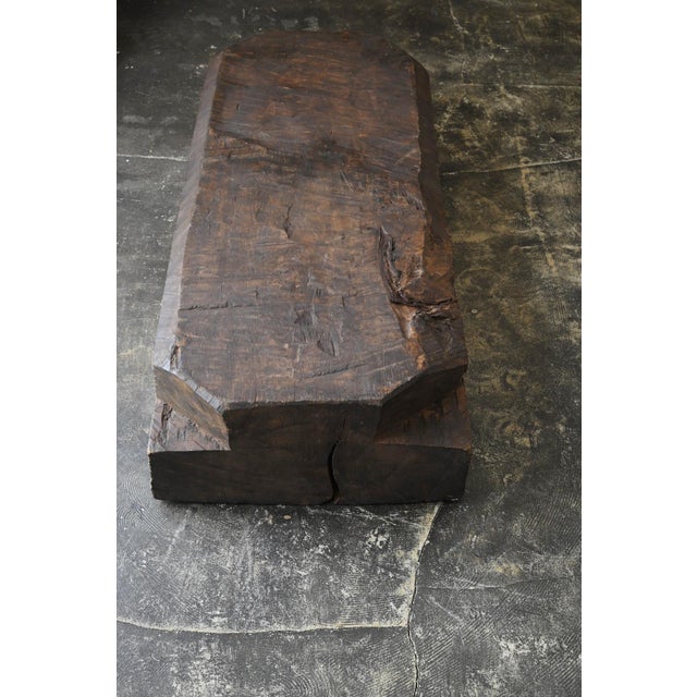 Antique Old Japanese Wooden Low Table / 20th Century / Display Stand/ Ta141 For Sale - Image 17 of 18