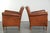 Vintage Sheepskin Leather Armchairs, Set of 2 For Sale - Image 4 of 15