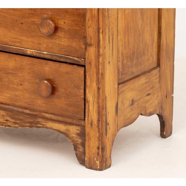Late 20th Century Victorian Pine Chest of Drawers, With Four Drawers. For Sale - Image 5 of 8