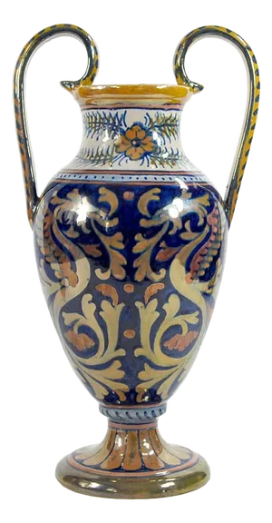 Italian Lustre Glaze Ceramic Vase by Alberto Rubboli, 1940s