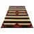 2010s Rug & Kilim’s Contemporary Dhurrie Rug in Black and Red Medallions and Stripes For Sale - Image 5 of 7