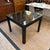Contemporary Parsons Style Glass Top Dining Table For Sale - Image 3 of 12