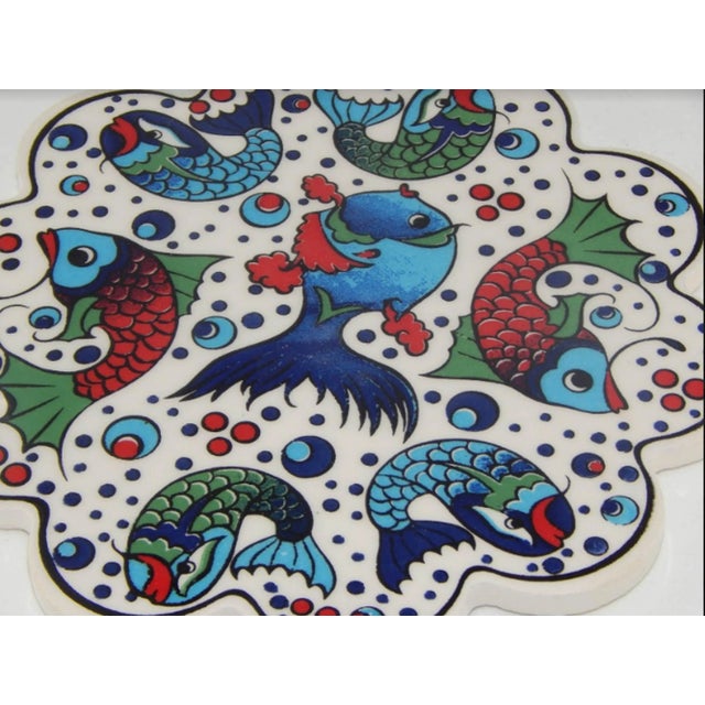 - Handmade in Turkey - Unique Style - Measures: 18 cm ( 7" ) - Use can be as a coasters or a decorative item - Turkish...