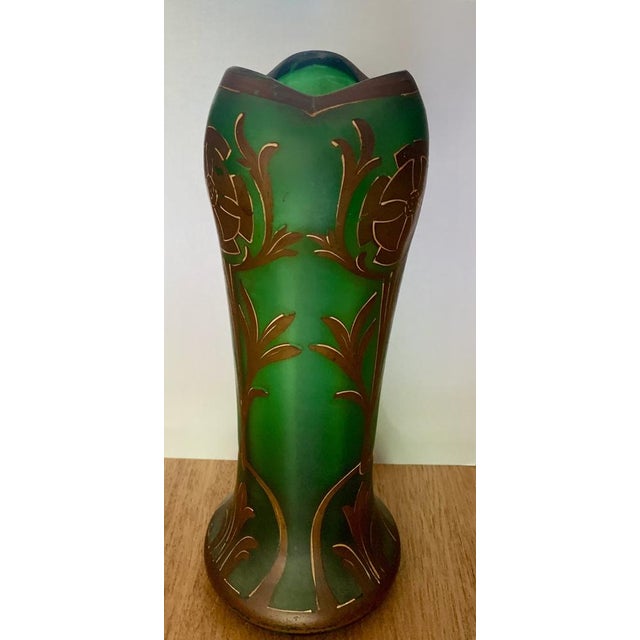 Art Nouveau Glass Vases by Francois Theodore, 1890s, Set of 2 For Sale - Image 3 of 13