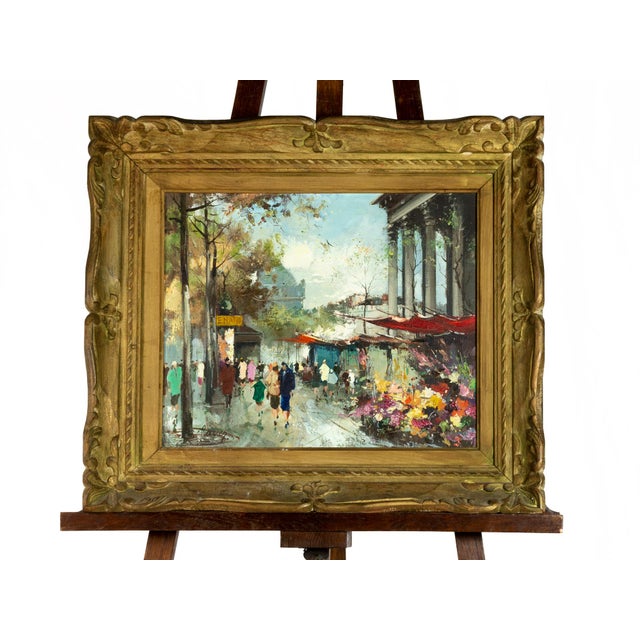 François Claver, Paris, 1950s, Oil on Canvas For Sale - Image 7 of 7