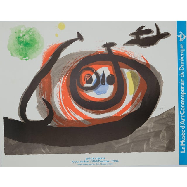 Sculpture Garden Poster after Joan Miro For Sale